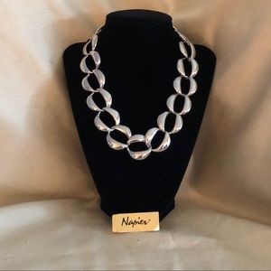 Napier silver necklace